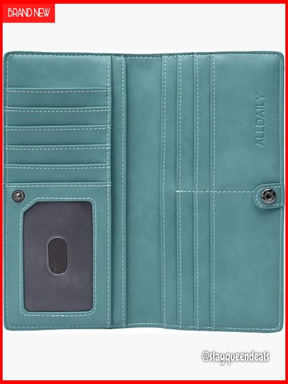 Ultra Slim RFID Blocking Women's Wallet Credit Card Holder Bifold
